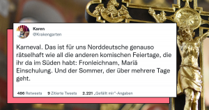 Heute ist Fronleichnam! Und das bedeutet FEIERTAG! Zumindest in einigen ausgewählten Bundesländern. Für alle anderen ist einfach Donnerstag!