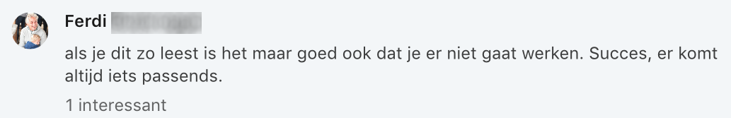 Afwijzingsmail