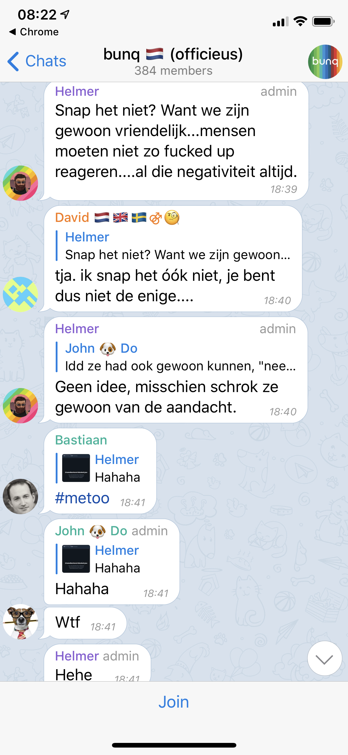 Telegram groepen nederland