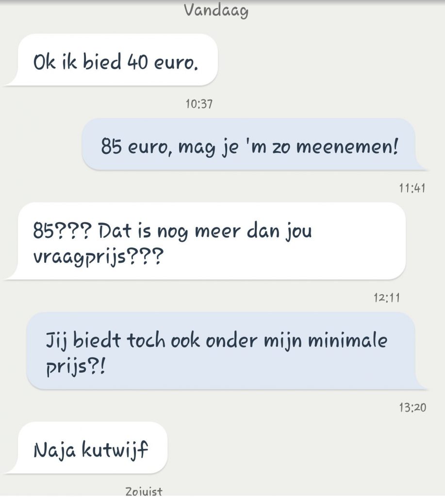 onderhandelen
