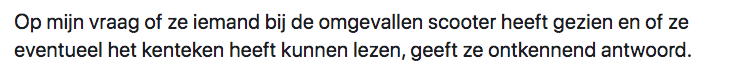 omgevallen