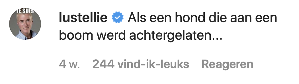 Ellie Lust in de comments