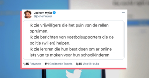 Jochem Myjer troost Twitter