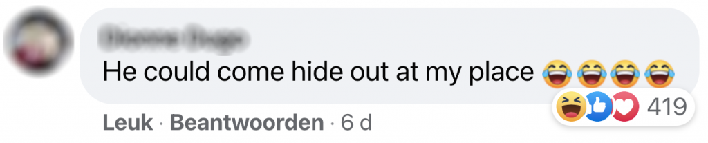 'gezocht'-post politie