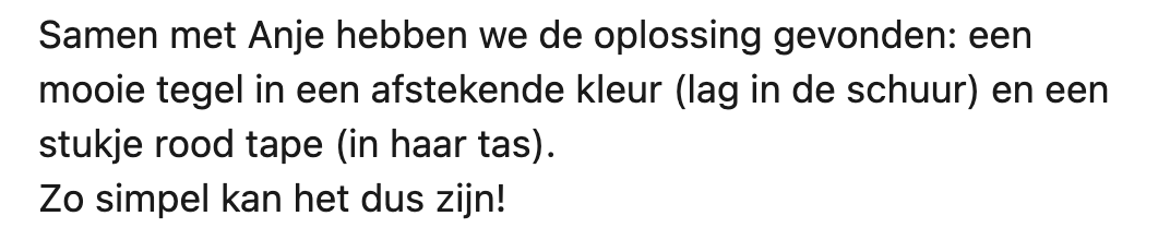 Christa's man heeft Alzheimer