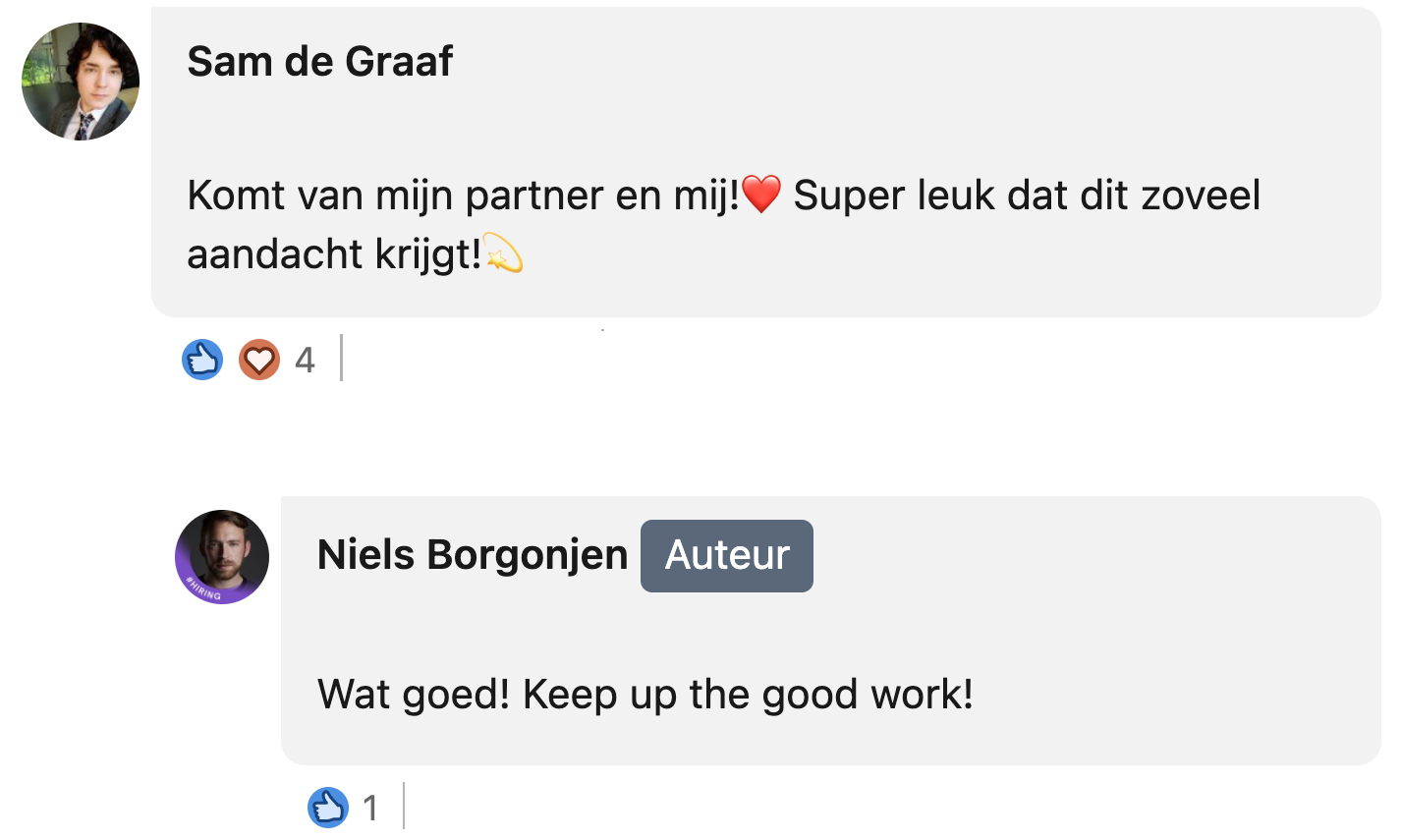 Niels vindt pakketje