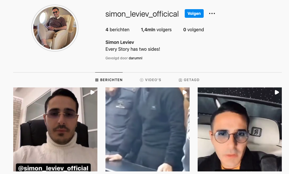 Simon leviev instagram