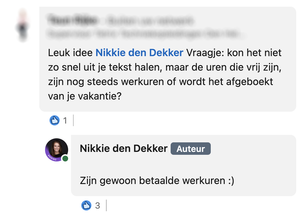 Nikkie laat haar werknemers in augustus om 14.00 uur afsluiten