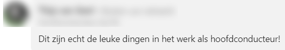 leuke dingen conducteur
