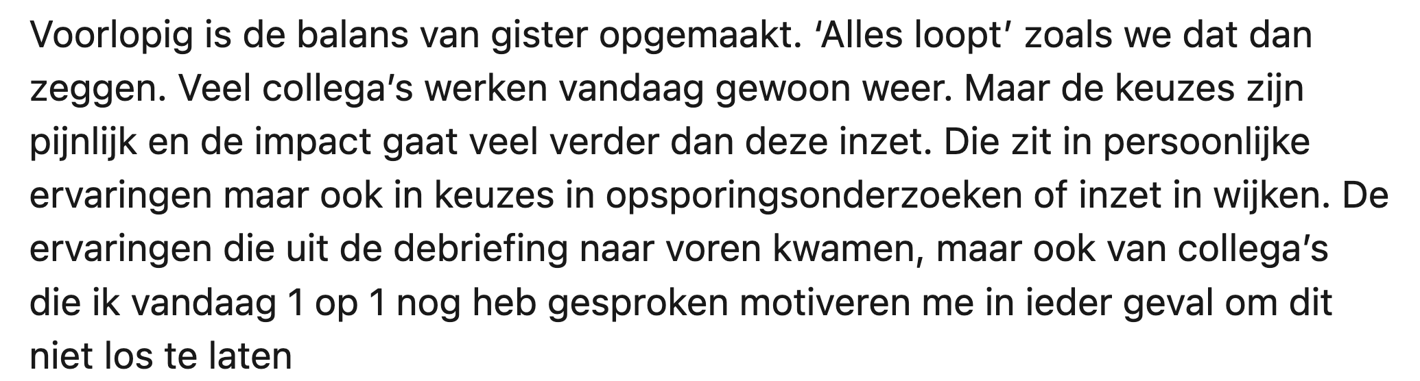 balans voetbal linkedin politie