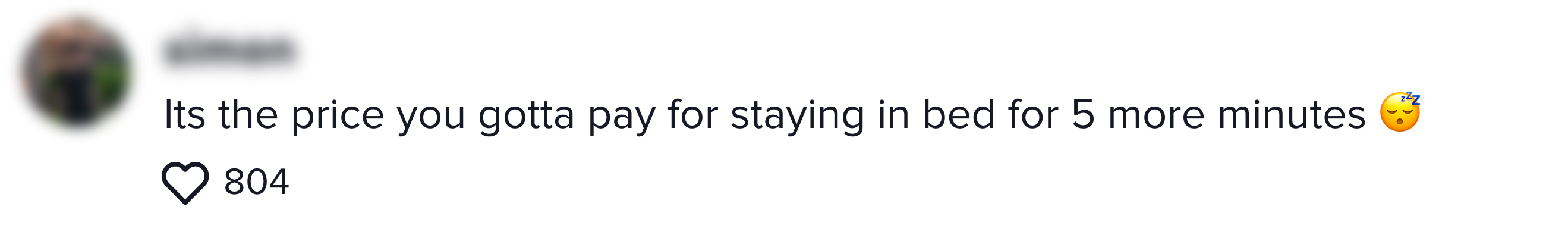 staying in bed