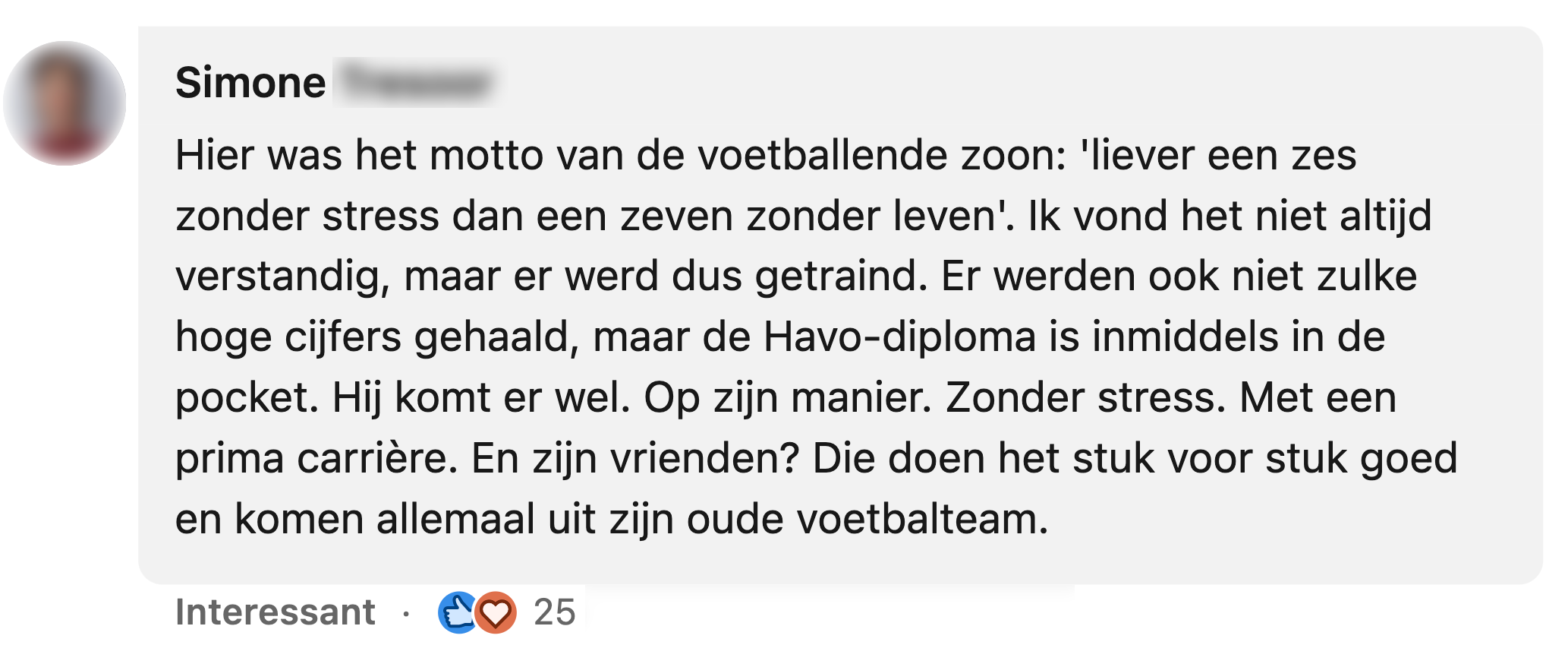 linkedin ouders niet blij voetbaltraining