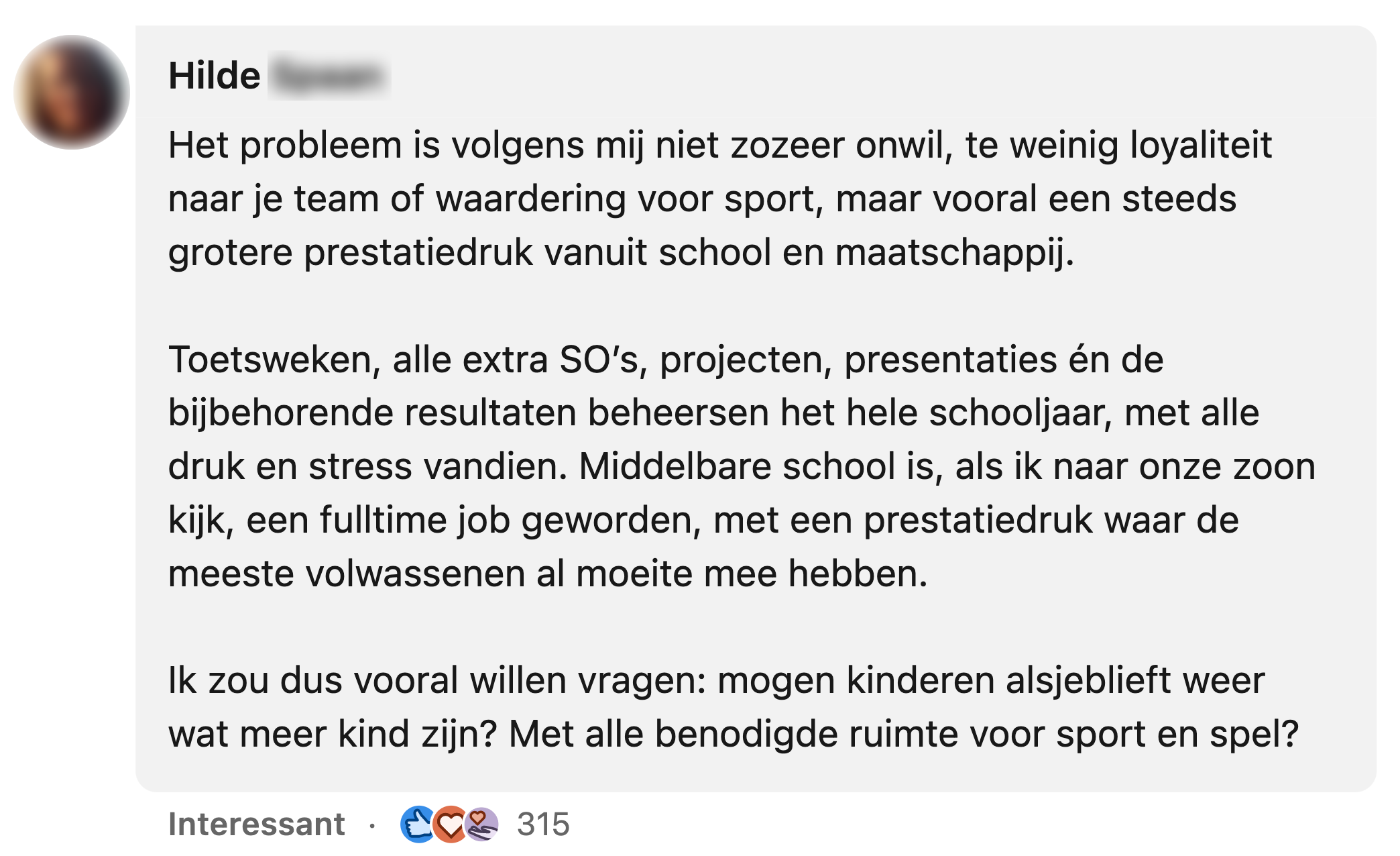 linkedin probleem met school