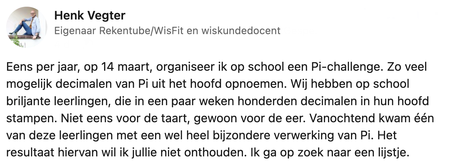 wiskundeleraar