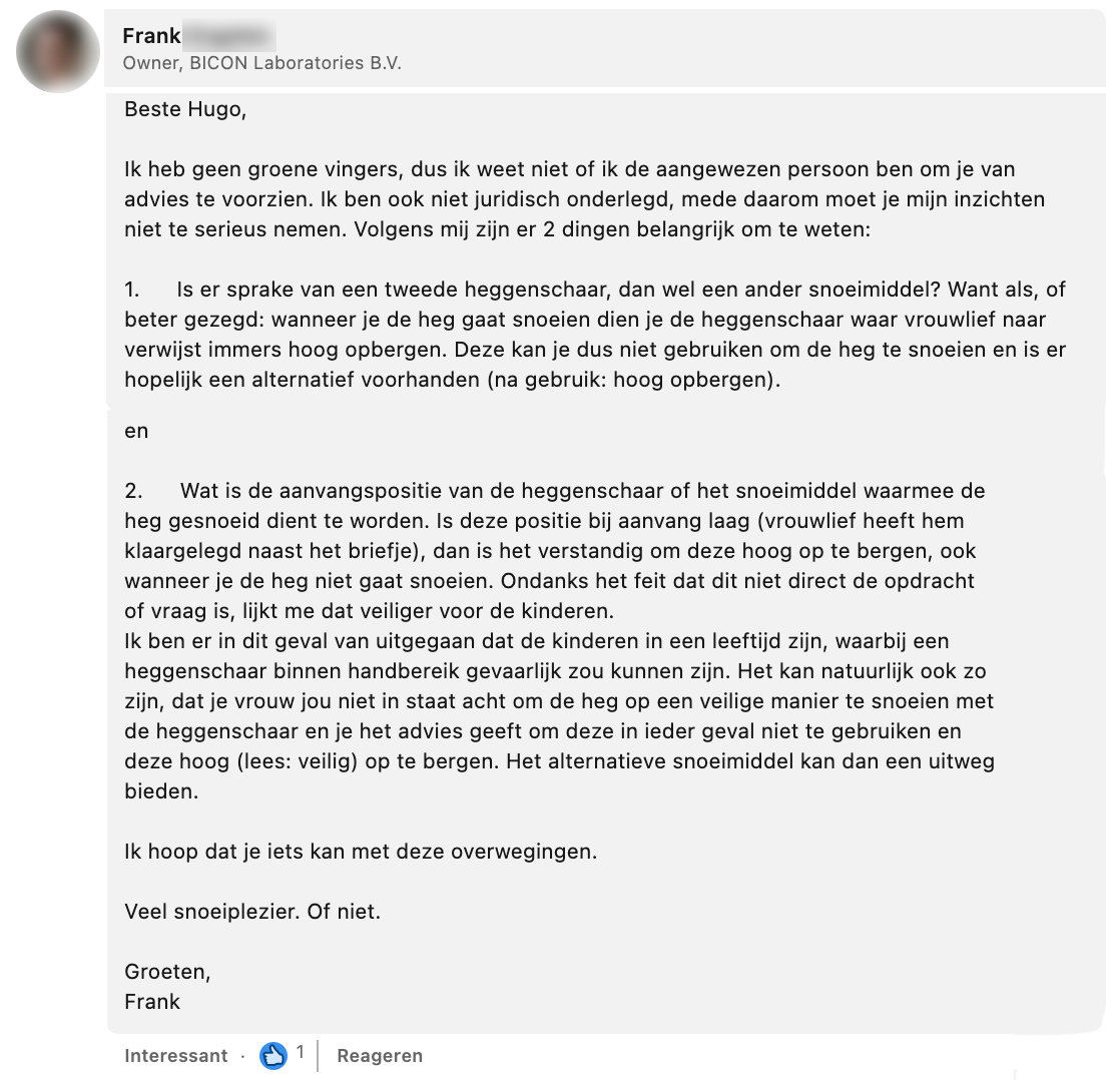 briefje