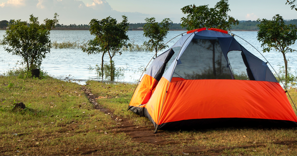 kamperen camping tent