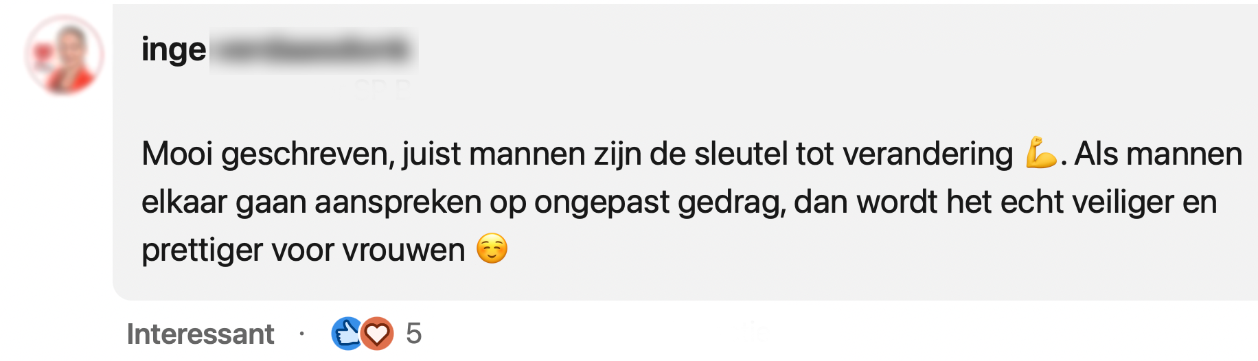 intimidatie mannen