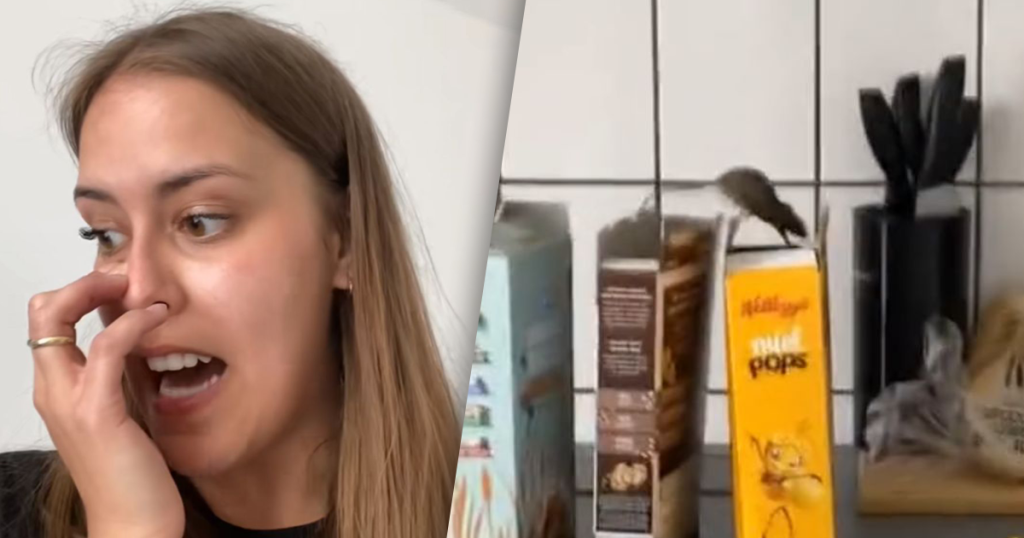 Ontbijt van Lisa wordt grote nachtmerrie door nare vondst in mueslipak