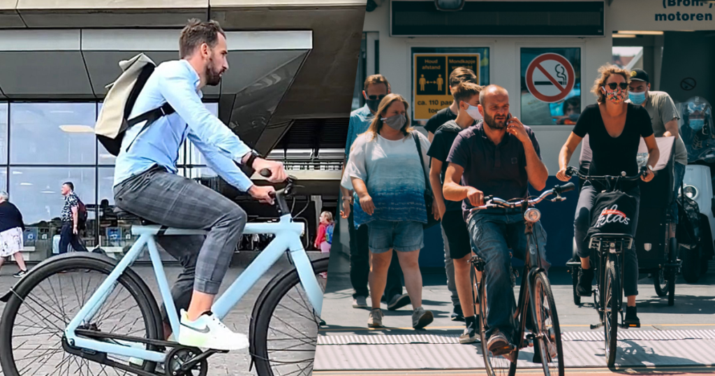 UvA geeft komische les over gevaren van fietsers in Amsterdam