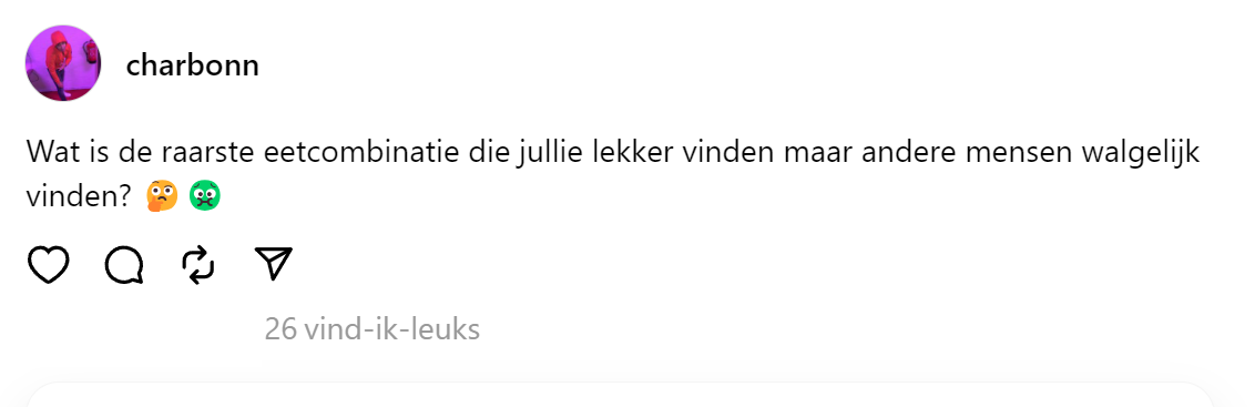 Nederlanders krijgen spontane braakneigingen van deze rare voedselcombinaties