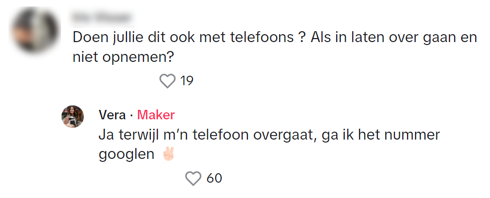 Vera vertikt deur open te doen wanneer er wordt aangebeld en dít is waarom