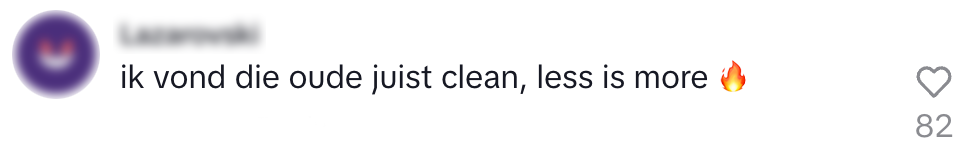 Maar niet iedereen vind dat Albert Heijn de juiste keuze heeft gemaakt: "ik vond die oude juist clean, less is more"