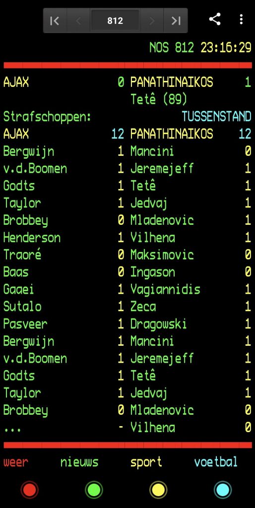 Ajax penaltyserie