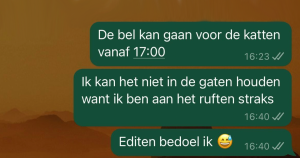 typfouten zonder