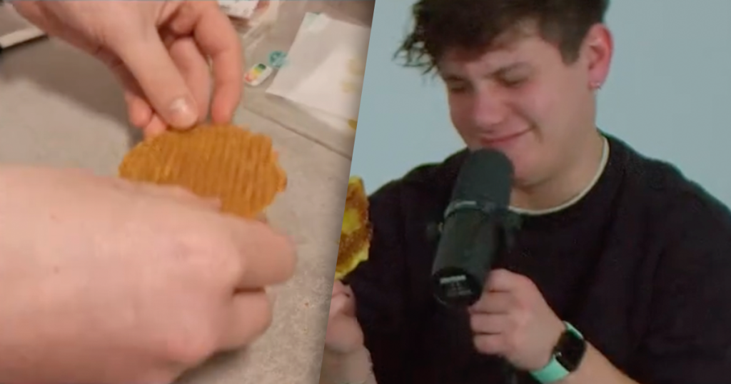 typisch nederlands snack stroopwafel tosti