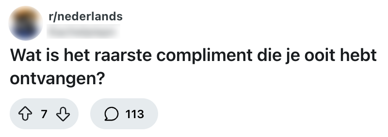 complimenten