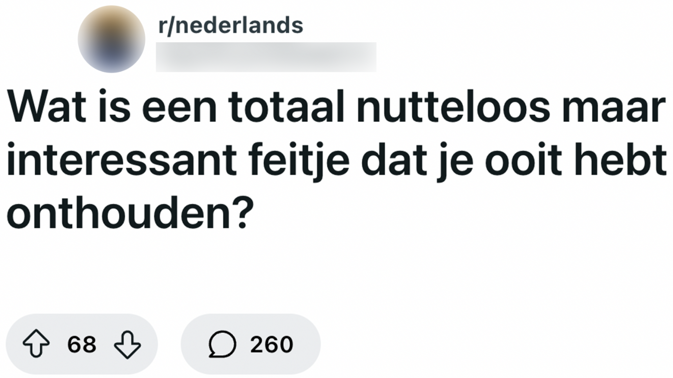 feitjes