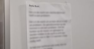briefje uitgelicht