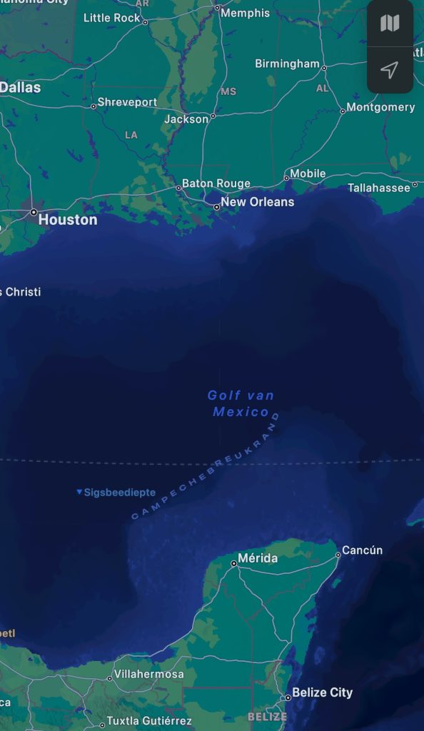 Google Golf van Mexico