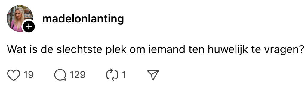 huwelijk aanzoek