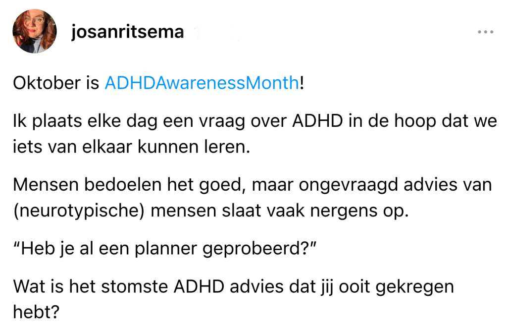 ongevraagde adviezen