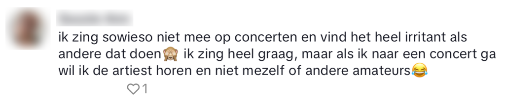 concert zitplekken