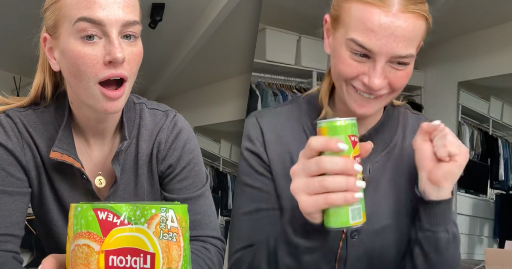 ice tea green lipton sparkling albert heijn