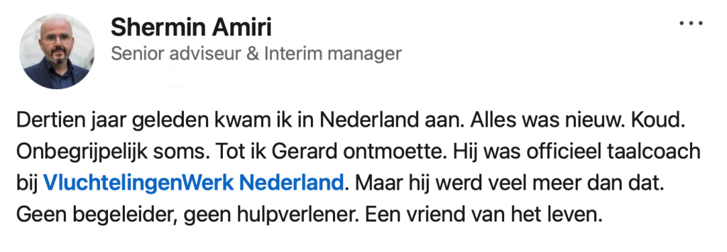 Faber Vluchtelingenwerk minister lintjesrel asiel en migratie