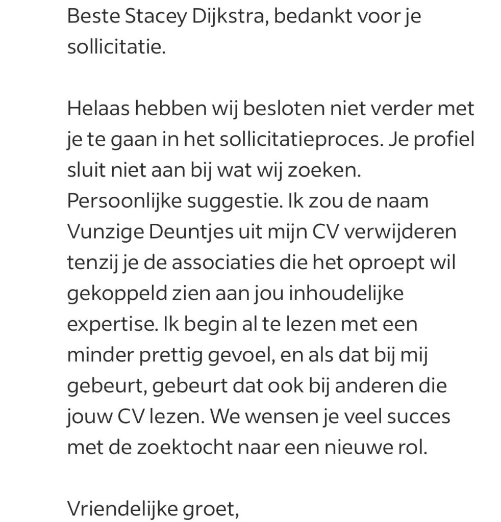 sollicitatie