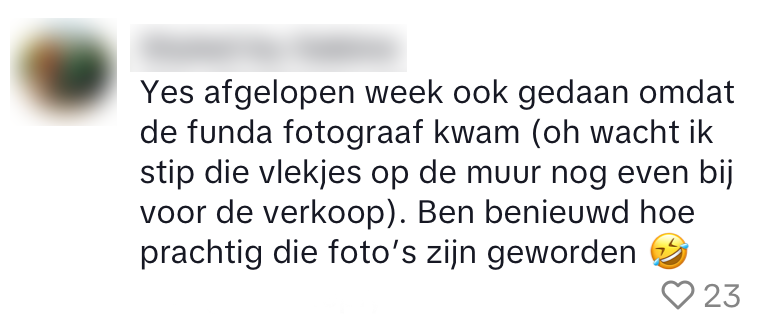 verf muur vlekken blunder