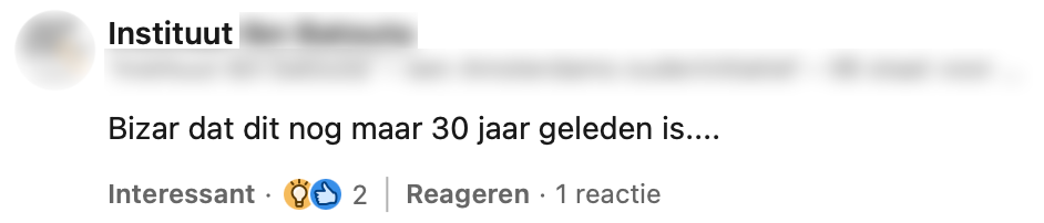 vroeger