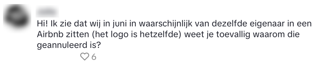 Airbnb bericht eigenaar verontrustend