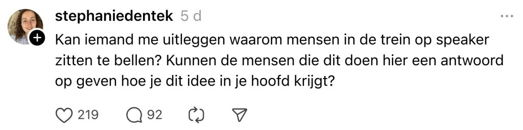 NS staking trein treinen ov