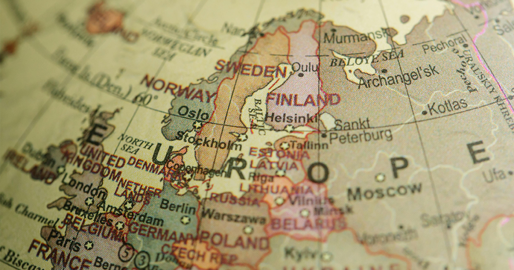 kaart woord europa