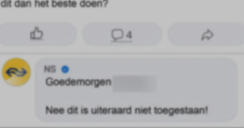 NS verhuizing plan openbaar vervoer staking ov