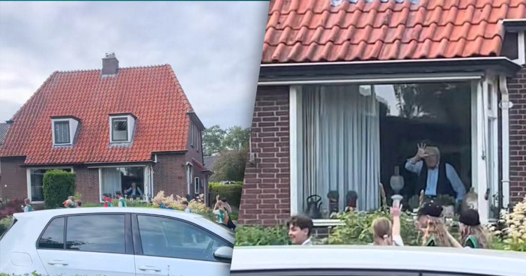 avondvierdaagse bewoner kinderen zwaaien