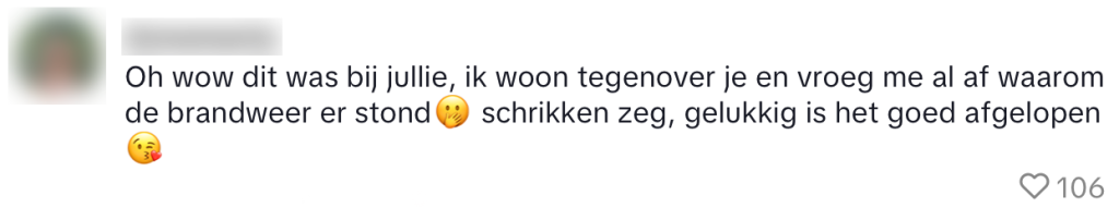 powerbank ontploft bewoner