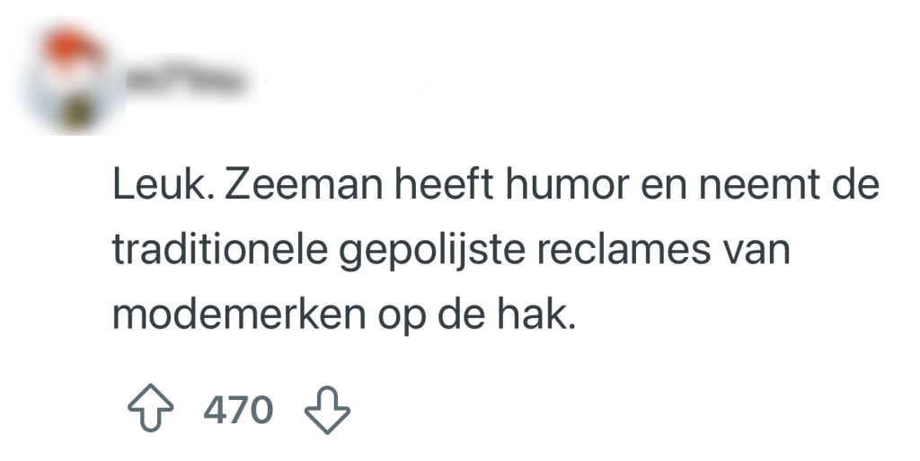 Zeeman reclame reclameposter gedurfd ondergoed