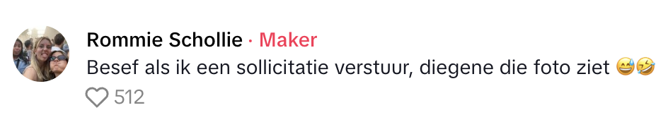 profielfoto sollicitatie