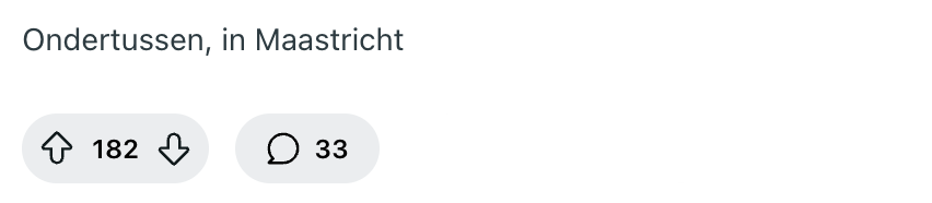 ondertussen, in maastricht